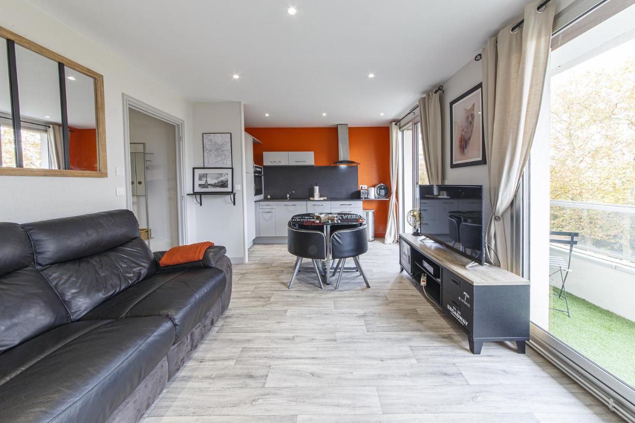 Chic Appartement Vue Sur Parc Au Calme Angers Dış mekan fotoğraf