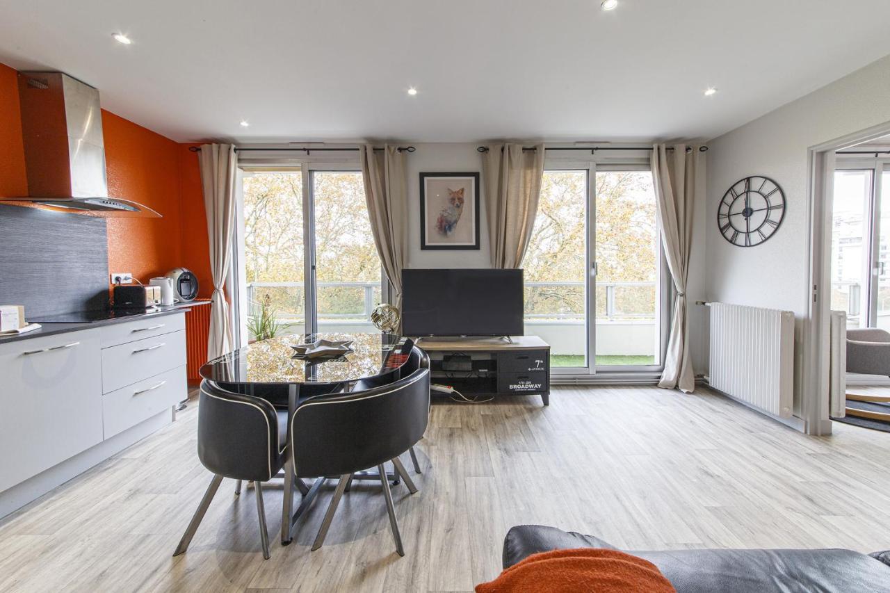 Chic Appartement Vue Sur Parc Au Calme Angers Dış mekan fotoğraf